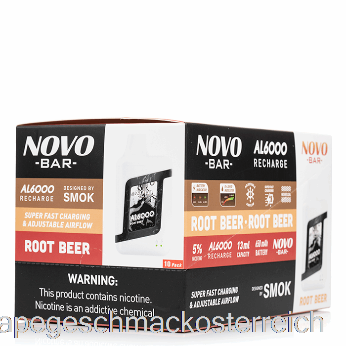 [10er-Pack] Smok Novo Bar AL6000 Einweg-Vape-Geschmack